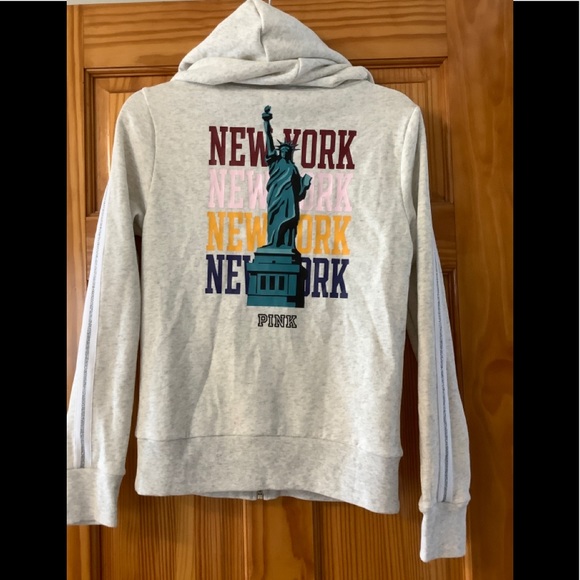 Victoria’s Secret pink New York hoodie - Picture 3 of 5